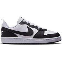Nike Big Kids' Court Borough Low Recraft Trainers - White/Black
