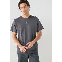 The North Face Mens Essential Centre Logo Relaxed T-Shirt - Grey