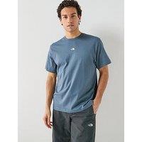 The North Face Mens Essential Centre Logo Relaxed T-Shirt - Blue