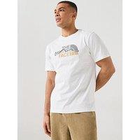 The North Face Mens Mountain Line T-Shirt - White