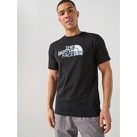 The North Face Mens Mountain Line T-Shirt - Black