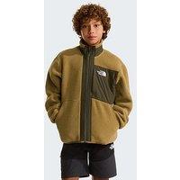 The North Face Junior Boys Yumiori Full Zip Fleece Jacket - Green
