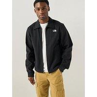 The North Face Mens Twill Collared Jacket - Black