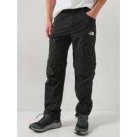 The North Face Mens Exploration Tapered Regular Convertible Trousers - Black
