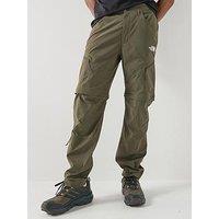 The North Face Mens Exploration Tapered Regular Convertible Trousers - Green