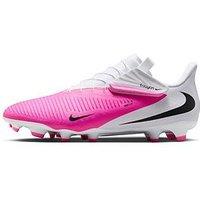 Nike Mens Phantom 6 Low Academy Firm Ground Football Boots - Pink/White