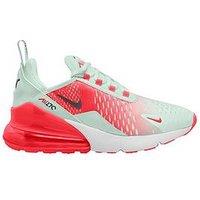 Nike Little Kids Nike Air Max 270 Trainers - Green