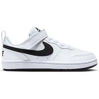 Nike Little Kids Nike Court Borough Low Recraft Trainers - White