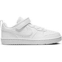Nike Little Kids' Court Borough Low Recraft Trainers - White