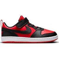 Nike Little Kids Nike Court Borough Low Recraft Trainers - Red