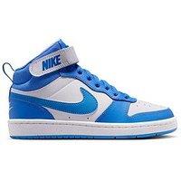 Nike Little Kids Nike Court Borough Mid 2 Trainers - White