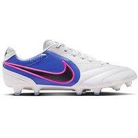 Nike Mens Tiempo Legend Pro Firm Ground Football Boots - White