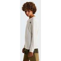 The North Face Junior Boys 24/7 Long Sleeve T-Shirt - White