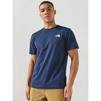 The North Face Mens Evolution Box Nse T-Shirt - Navy