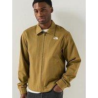 The North Face Mens Twill Collared Jacket - Brown