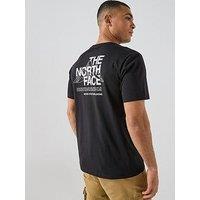 The North Face Mens Mountain Sketch Graphic T-Shirt - Black