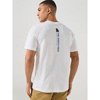 The North Face Mens Vertical Logo Graphic T-Shirt - White