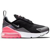 Nike Little Kids Nike Air Max 270 Trainers - Black