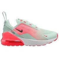 Nike Big Kids Air Max 270 Shoes - Green