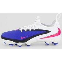 Nike Youth Phantom 6 Low Academy Firm Ground Football Boots - Blue