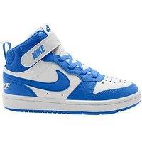 Nike Big Kids Nike Court Borough Mid 2 Trainers - White