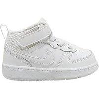 Nike Baby/Toddler Court Borough Mid 2 Trainers - White