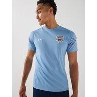 Nike Mens & England Strike Short Sleeve Top - Blue