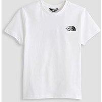 The North Face Junior Boys Box Never Stop Exploring T-Shirt - White