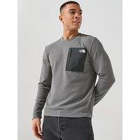 The North Face Mens Kecha Crew Sweatshirt - Grey