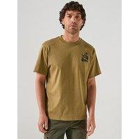 The North Face Mens Stones Graphic Relaxed T-Shirt - Brown