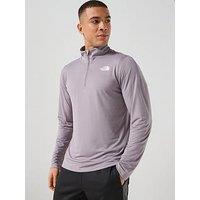 The North Face Mens 24/7 1/4 Zip Top - Grey