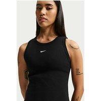Nike Womens Sportswear Rib Tight Tank - Black