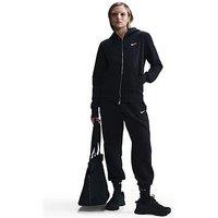 Nike Womens Sportswear Phoenix Fleece Standard Full Zip Hoodie - Black