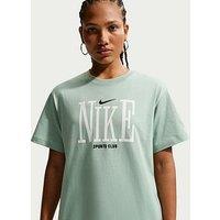 Nike Womens Sportswear Classic Boyfriend Inconnect T-Shirt - Green