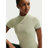 Nike Womens Fitted Short Sleeve Top - Green