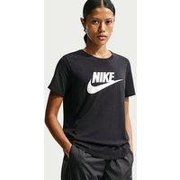 Nike Womens Sportswear Club Icon Future Short Sleeve T-Shirt - Black