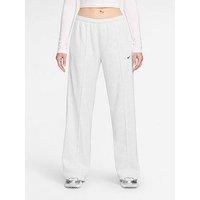 Nike Womens Sportswear Chill Terry Open Hem Mid Rise Pants - Black