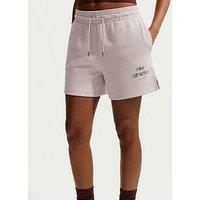 Nike Womens Fleece Boyfriend Shorts - Pink