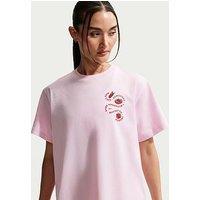 Nike Womens Sportswear Classic Boyfriend Cafe Tomato T-Shirt - Pink