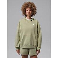 Jordan Nike Womens Jumpman Fleece Pullover Hoodie - Green