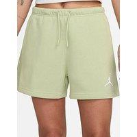 Jordan Nike Womens Jumpman Fleece Shorts - Green