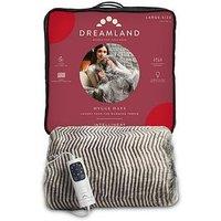 Dreamland Heated Throw Dreamland Zebra Faux Fur Throw