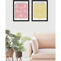 The Art Group Set Of 2 Framed Art William Morris (Wild Tulips & Sunflowers) 33X43Cm
