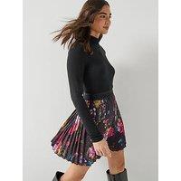 Versace Jeans Couture Butterfly Pleated Mini Skirt - Multi