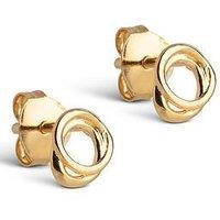 Enamel Copenhagen Bellu Mini Stud Earrings 18K Gold Plated Sterling Silver