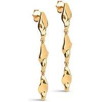 Enamel Copenhagen India Medium Earrings 18K Gold Plated Sterling Silver