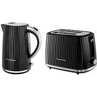 Russell Hobbs Eden Breakfast Bundle Kettle And Toaster Black