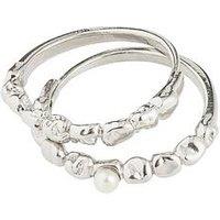 Pilgrim Shift Ring Silver-Plated