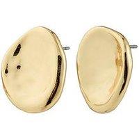 Pilgrim Sparkle Earrings Gold-Plated