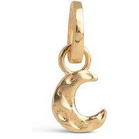 Enamel Copenhagen Dreamy Moon Charm 18K Gold Plated Sterling Silver